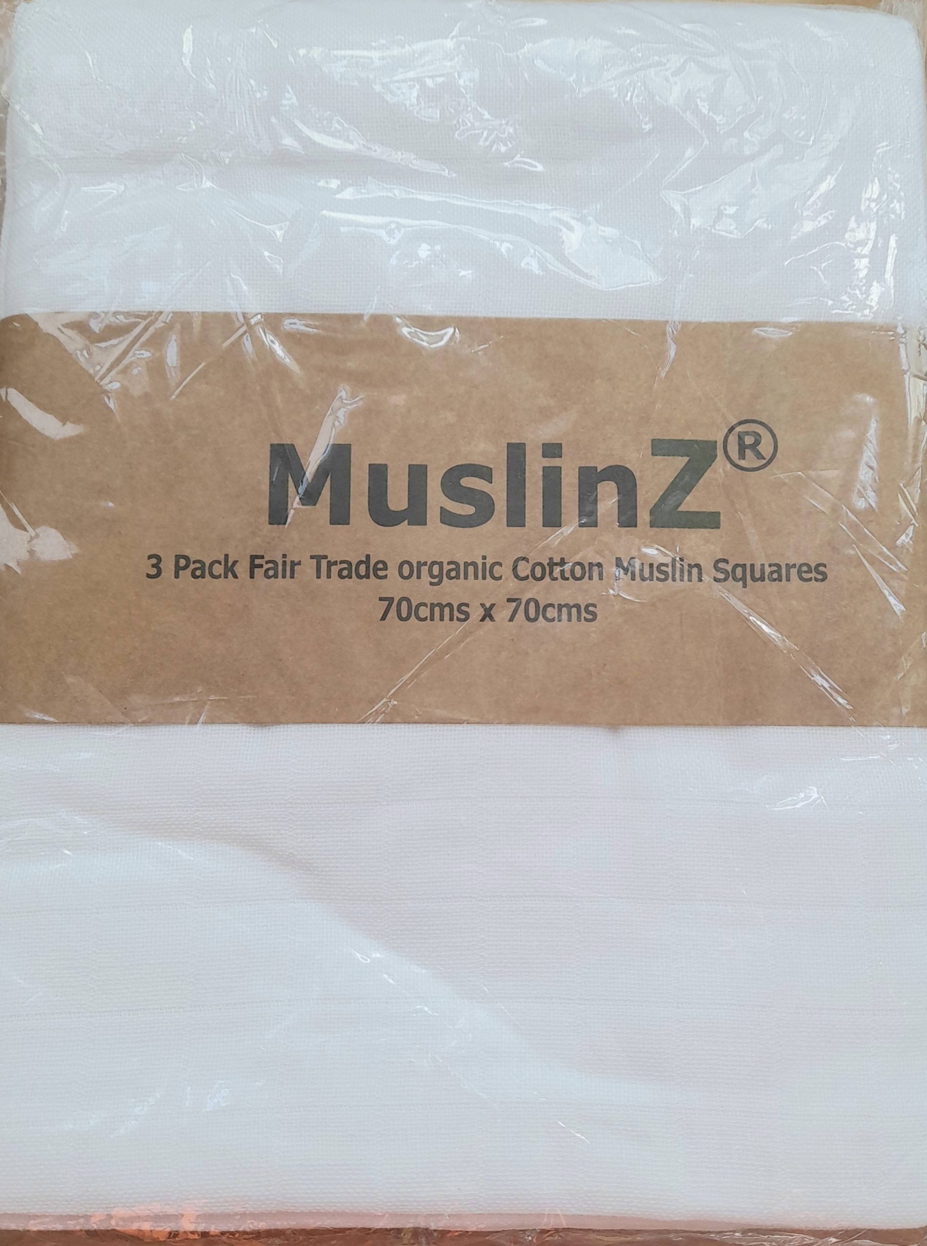 MuslinZ Fair Trade Organic Cotton 3pk