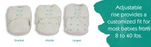 Thirsties One Size Natural Fitted Nappy
