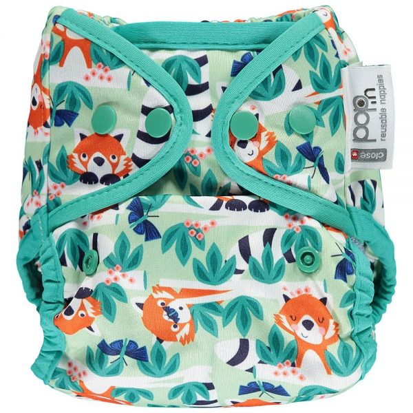 Red Panda wrap onesize cloth parent