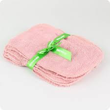 pink washable wipes bamboo