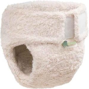 Little Lamb Organic Cotton Shaped Nappy