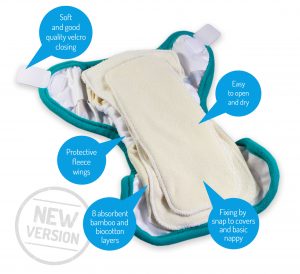 Petit Lulu Snap In One (SIO) Complete Nappy