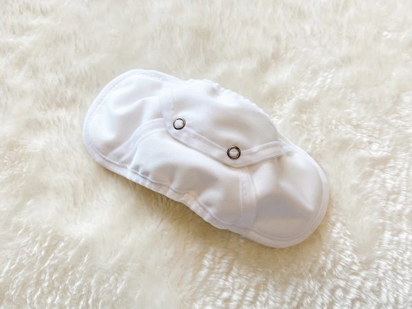 white Motherease Mesara Reusable Cloth Pads