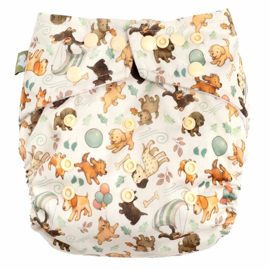 Dogs Little Lamb onesize Pocket Reusable Nappy