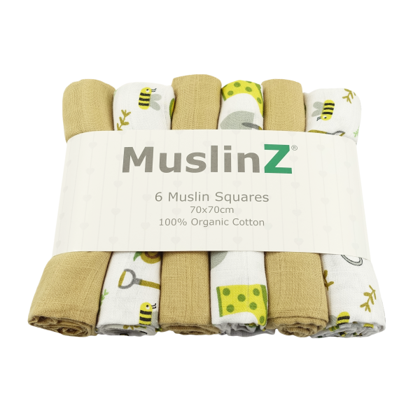 beige garden muslinz